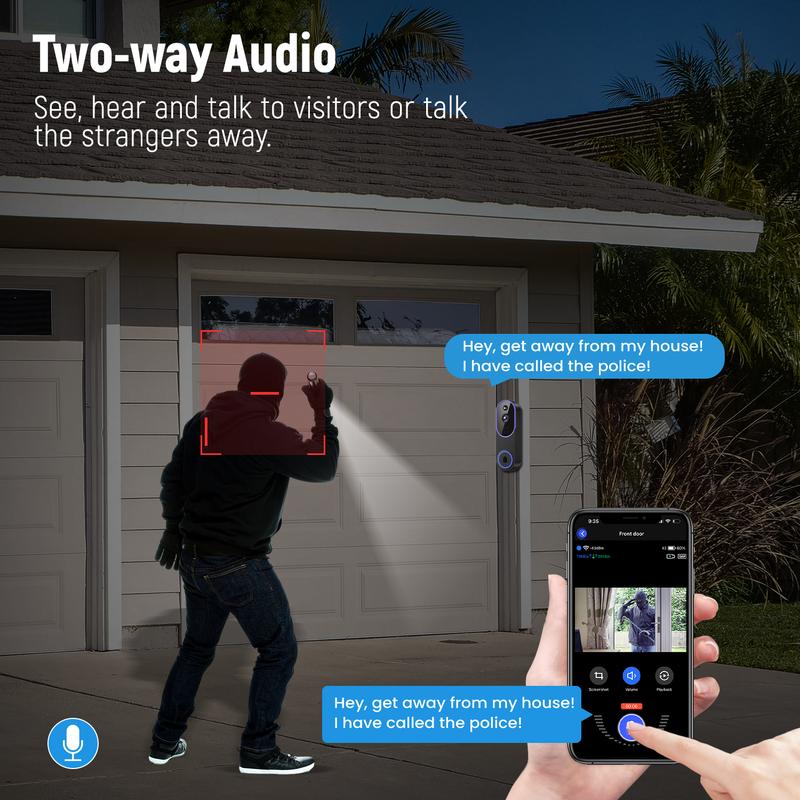 Wireless Video Doorbell Camera